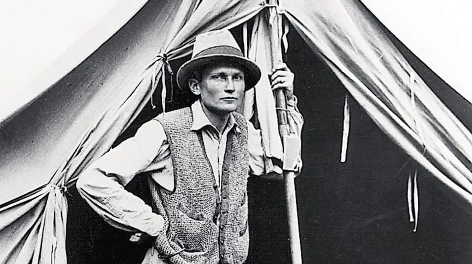Hiram bingham en campamento