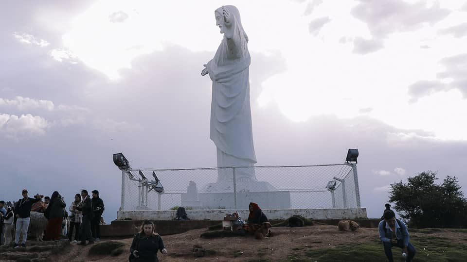 Mirador de Cristo Blanco en Saqsaywaman.