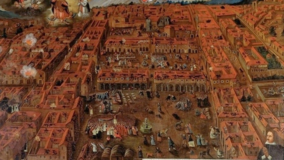 Ciudad del Cusco en la colonia española.