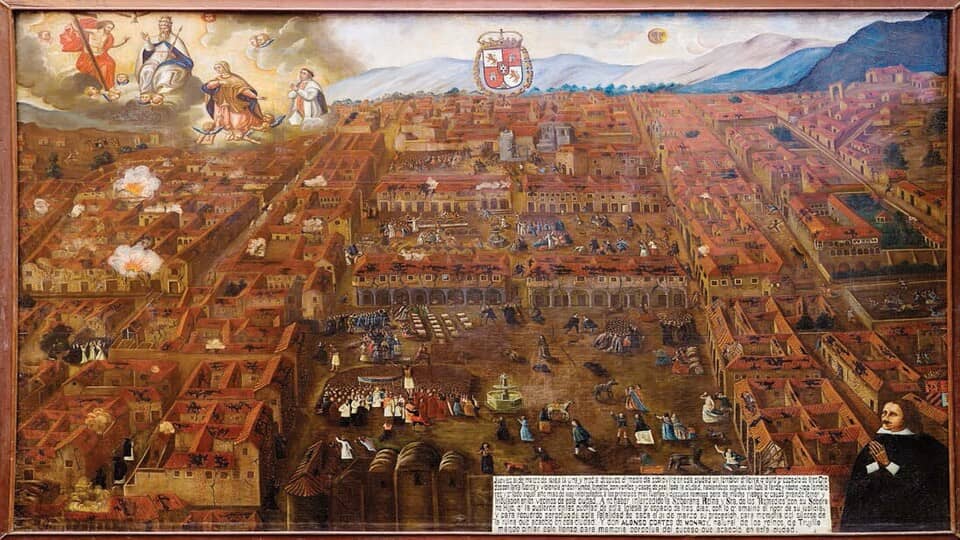 lienzo del terremoto de 1650