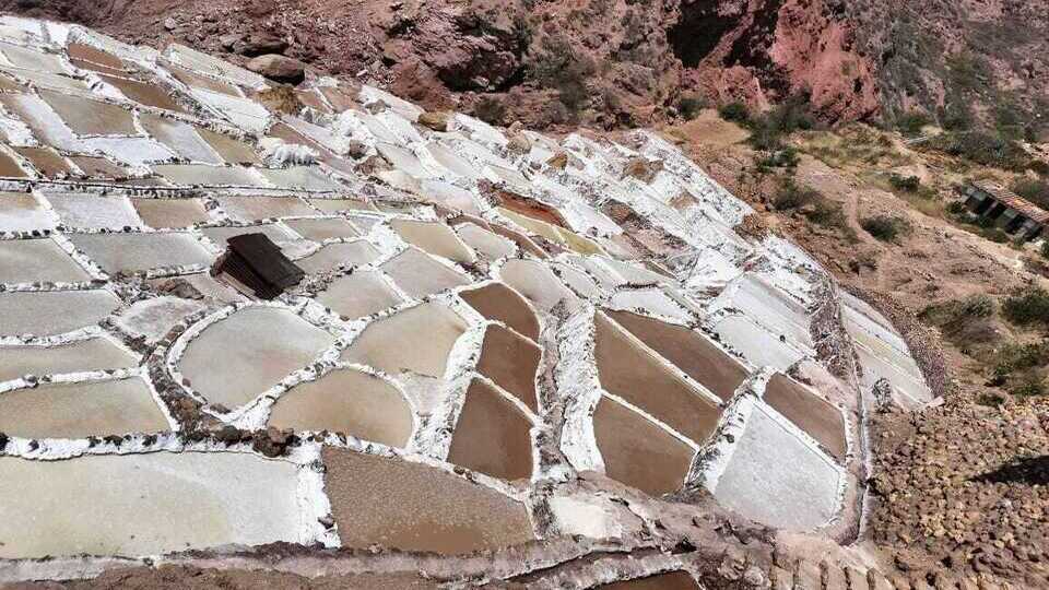 Pozos de sal de la época Inca