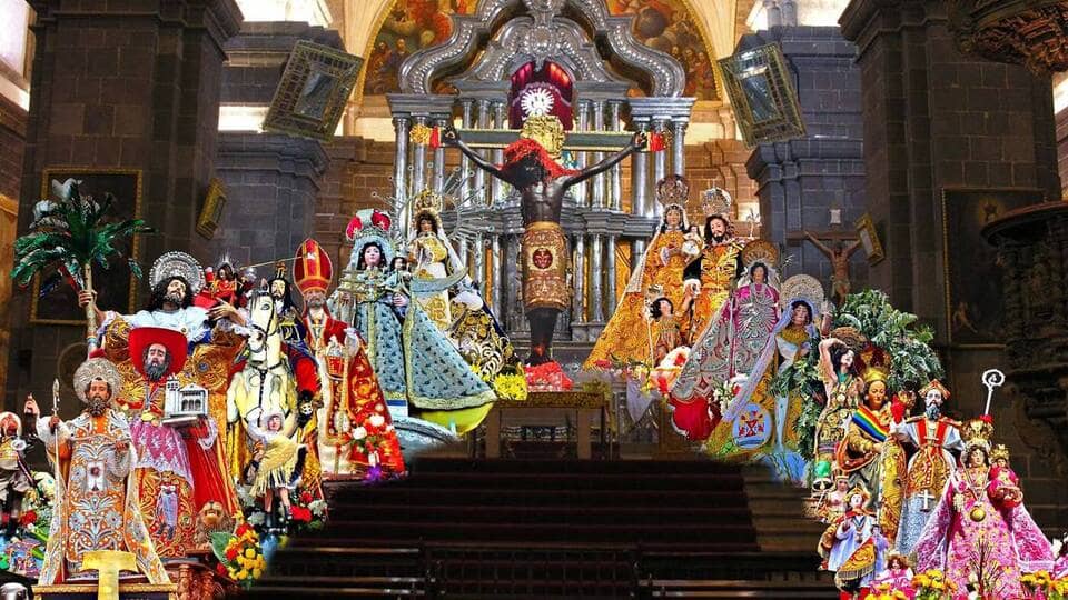 Reunión de los santos en la catedral